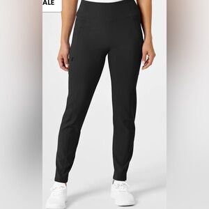 WonderWink Renew Women’s Black Straight Leg Scrub Pants